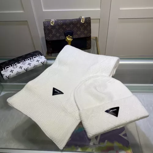 Cheap Prada Hat and Scarf Set #1279953, $$48.00 USD On Prada Hat and Scarf and Glove Set