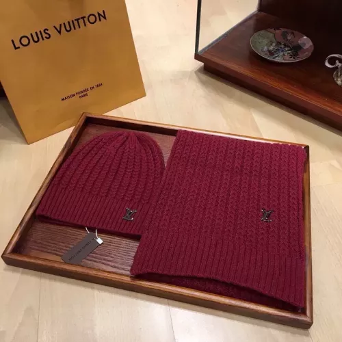 Cheap Louis Vuitton LV Hat and Scarf Set #1279966, $$48.00 USD On Louis Vuitton LV Hat and Scarf and Glove Set