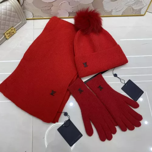 Cheap Louis Vuitton LV Hat and Scarf and Glove Set #1279969, $$48.00 USD On Louis Vuitton LV Hat and Scarf and Glove Set