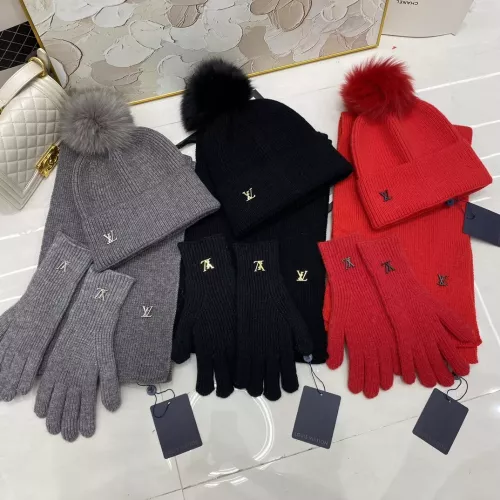 Replica Louis Vuitton LV Hat and Scarf and Glove Set #1279970 $48.00 USD for Wholesale