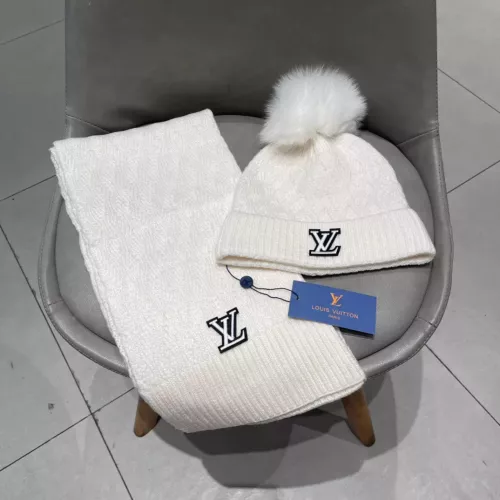 Cheap Louis Vuitton LV Hat and Scarf Set #1279977, $$56.00 USD On Louis Vuitton LV Hat and Scarf and Glove Set