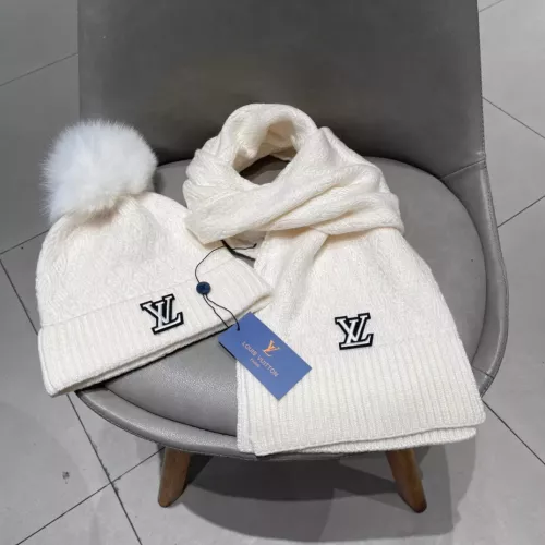 Replica Louis Vuitton LV Hat and Scarf Set #1279977 $56.00 USD for Wholesale