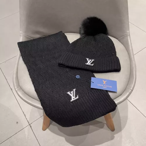 Cheap Louis Vuitton LV Hat and Scarf Set #1279978, $$56.00 USD On Louis Vuitton LV Hat and Scarf and Glove Set