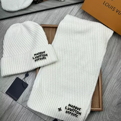 Cheap Louis Vuitton LV Hat and Scarf Set #1279979, $$52.00 USD On Louis Vuitton LV Hat and Scarf and Glove Set