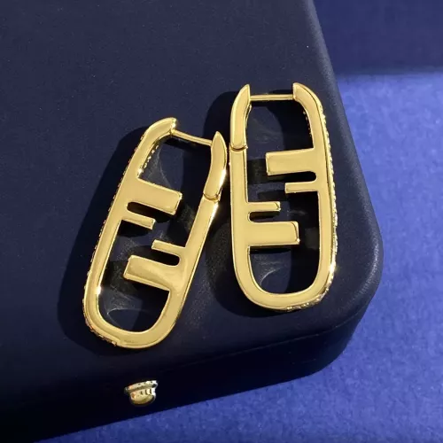 Replica Fendi Earrings For Women #1280003 $29.00 USD for Wholesale