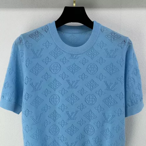 Replica Louis Vuitton LV Sweaters Short Sleeved For Women #1280004 $80.00 USD for Wholesale