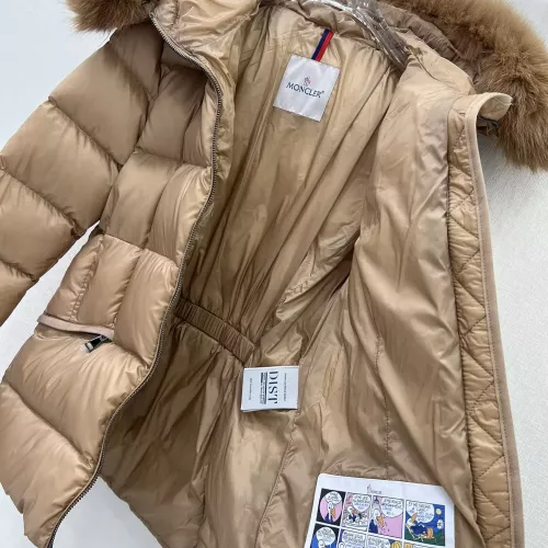 Replica Moncler Down Feather Coat Long Sleeved For Women #1280040 $235.00 USD for Wholesale