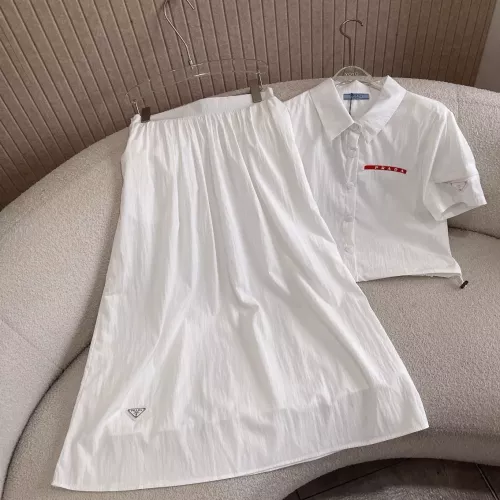 Replica Prada Tracksuits Short Sleeved For Women #1280117 $102.00 USD for Wholesale