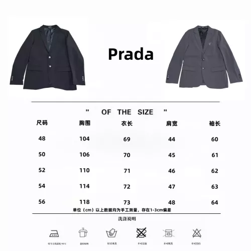 Replica Prada Jackets Long Sleeved For Men #1280263 $82.00 USD for Wholesale