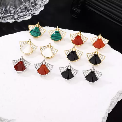 Replica Bvlgari Earrings For Women #1280455 $25.00 USD for Wholesale