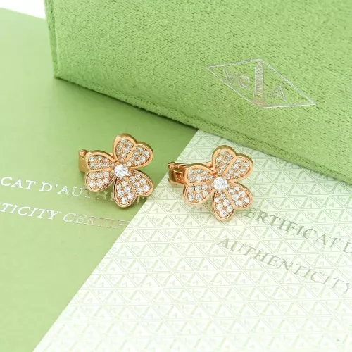 Replica Van Cleef & Arpels Earrings For Women #1280473 $27.00 USD for Wholesale