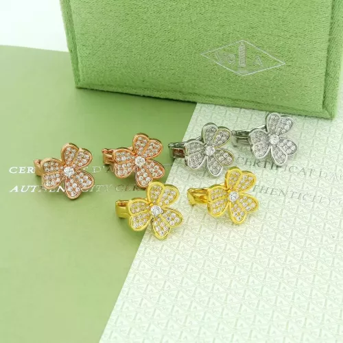 Replica Van Cleef & Arpels Earrings For Women #1280474 $27.00 USD for Wholesale