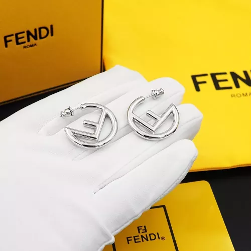 Replica Fendi Earrings For Women #1280487 $25.00 USD for Wholesale