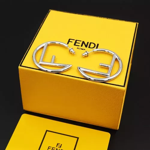 Replica Fendi Earrings For Women #1280489 $25.00 USD for Wholesale