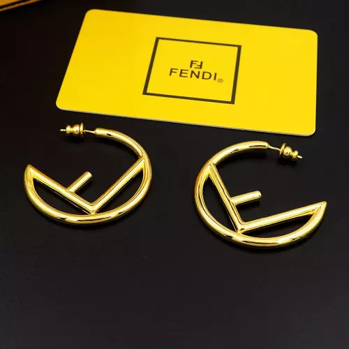 Cheap Fendi Earrings For Women #1280490, $$25.00 USD On Fendi Earrings