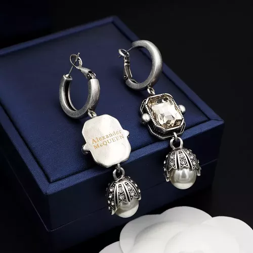 Replica Alexander McQueen Earrings For Women #1280511 $29.00 USD for Wholesale