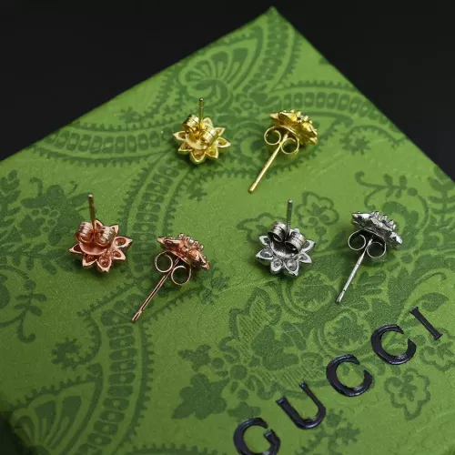 Replica Gucci Earrings For Women #1280577 $34.00 USD for Wholesale