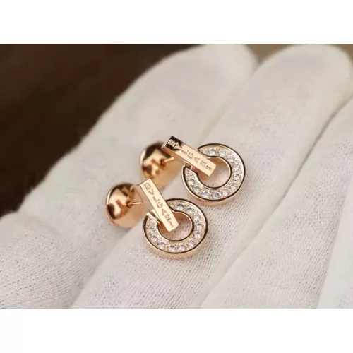 Replica Bvlgari Earrings For Women #1280658 $34.00 USD for Wholesale