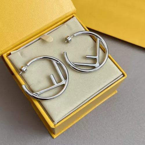 Replica Fendi Earrings For Women #1280680 $42.00 USD for Wholesale