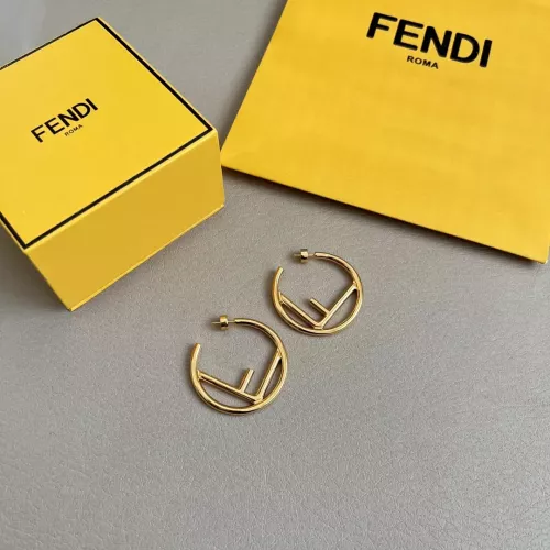 Replica Fendi Earrings For Women #1280681 $42.00 USD for Wholesale