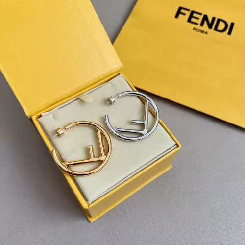 Replica Fendi Earrings For Women #1280682 $42.00 USD for Wholesale