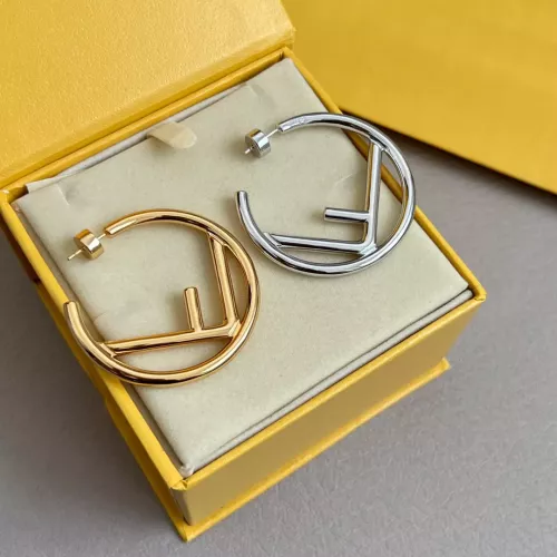 Replica Fendi Earrings For Women #1280682 $42.00 USD for Wholesale