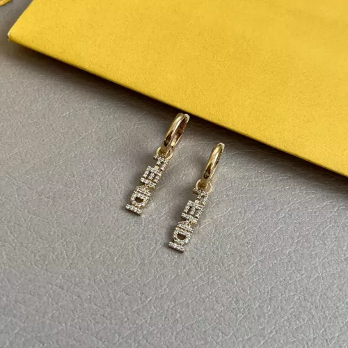 Replica Fendi Earrings For Women #1280805 $38.00 USD for Wholesale