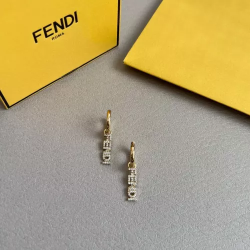 Replica Fendi Earrings For Women #1280805 $38.00 USD for Wholesale