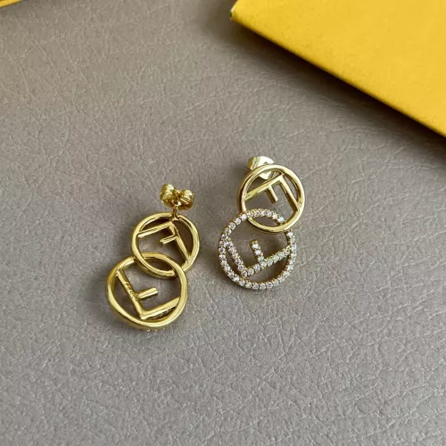 Replica Fendi Earrings For Women #1280808 $38.00 USD for Wholesale