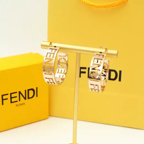 Replica Fendi Earrings For Women #1280926 $32.00 USD for Wholesale