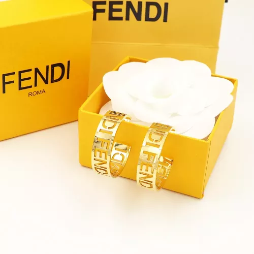 Replica Fendi Earrings For Women #1280927 $32.00 USD for Wholesale