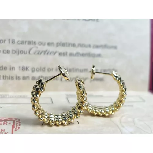 Replica Cartier Earrings For Women #1281226 $72.00 USD for Wholesale