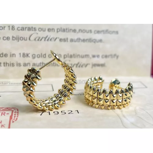 Replica Cartier Earrings For Women #1281226 $72.00 USD for Wholesale