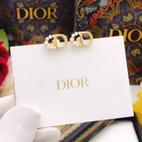 Replica Christian Dior Earrings For Women #1281453 $25.00 USD for Wholesale