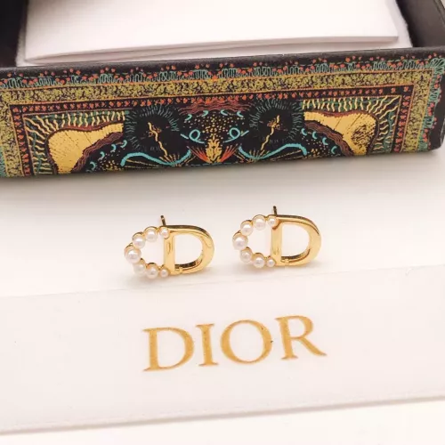 Replica Christian Dior Earrings For Women #1281453 $25.00 USD for Wholesale