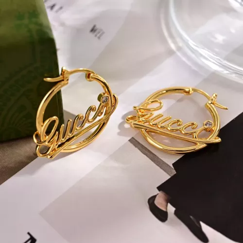 Replica Gucci Earrings For Women #1281505 $29.00 USD for Wholesale