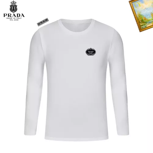 Cheap Prada T-Shirts Long Sleeved For Unisex #1281762, $$34.00 USD On Prada T-Shirts