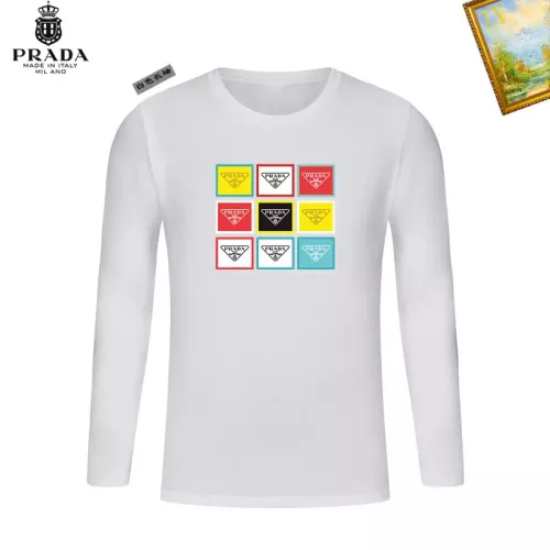 Cheap Prada T-Shirts Long Sleeved For Unisex #1281774, $$34.00 USD On Prada T-Shirts