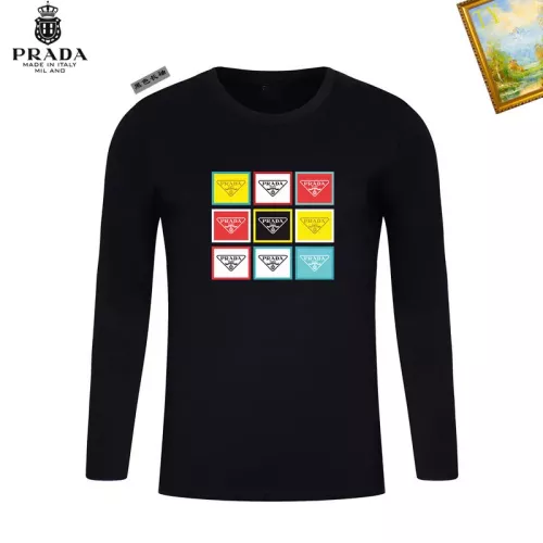 Cheap Prada T-Shirts Long Sleeved For Unisex #1281775, $$34.00 USD On Prada T-Shirts