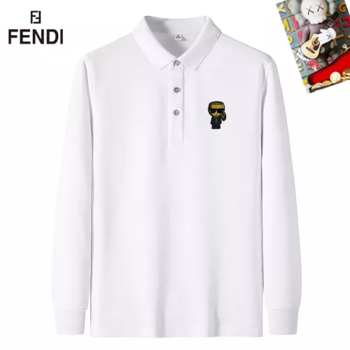 Cheap Fendi T-Shirts Long Sleeved For Men #1281820, $$40.00 USD On Fendi T-Shirts