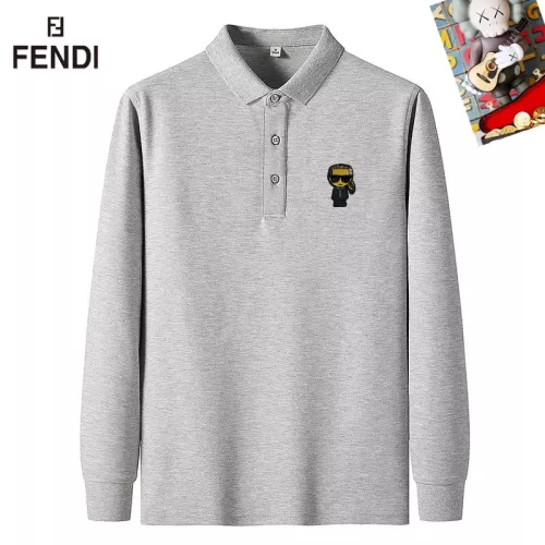 Cheap Fendi T-Shirts Long Sleeved For Men #1281821, $$40.00 USD On Fendi T-Shirts