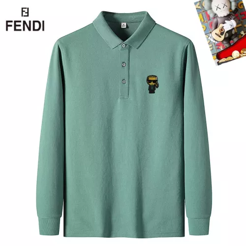 Cheap Fendi T-Shirts Long Sleeved For Men #1281822, $$40.00 USD On Fendi T-Shirts