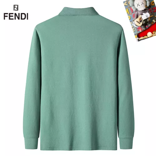 Replica Fendi T-Shirts Long Sleeved For Men #1281822 $40.00 USD for Wholesale