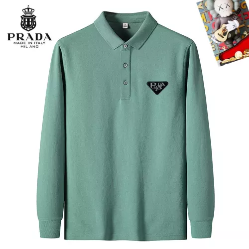 Cheap Prada T-Shirts Long Sleeved For Men #1281896, $$40.00 USD On Prada T-Shirts