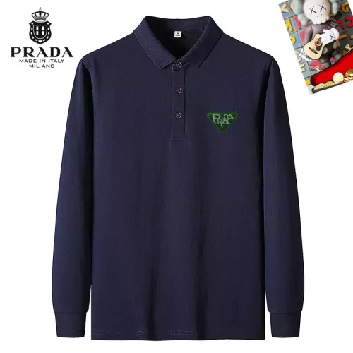 Cheap Prada T-Shirts Long Sleeved For Men #1281897, $$40.00 USD On Prada T-Shirts