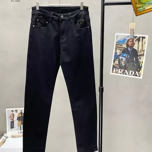 Replica Prada Jeans For Men #1282304 $48.00 USD for Wholesale