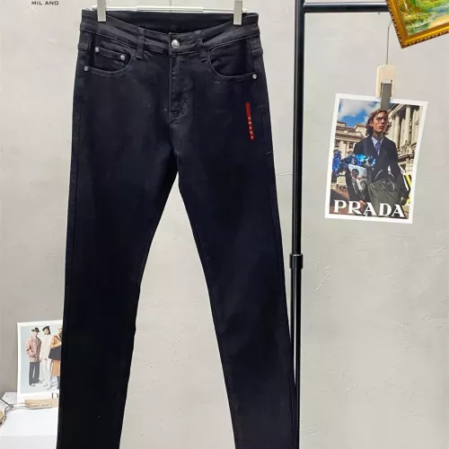 Replica Prada Jeans For Men #1282316 $48.00 USD for Wholesale