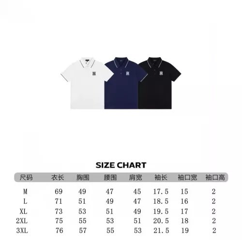 Replica Amiri T-Shirts Short Sleeved For Men #1282557 $38.00 USD for Wholesale