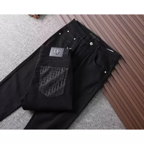 Replica Christian Dior Jeans For Men #1282643 $42.00 USD for Wholesale