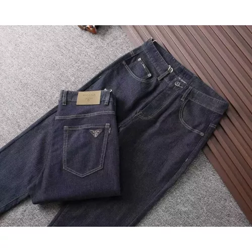 Replica Prada Jeans For Men #1282666 $42.00 USD for Wholesale